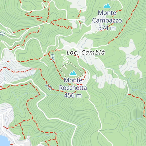 Map of Monte Rocchetta
