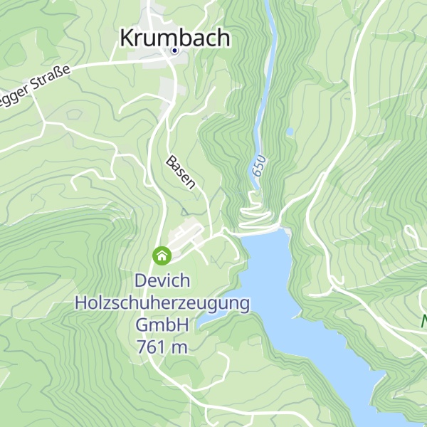 Map of Haus zur Waldesruh