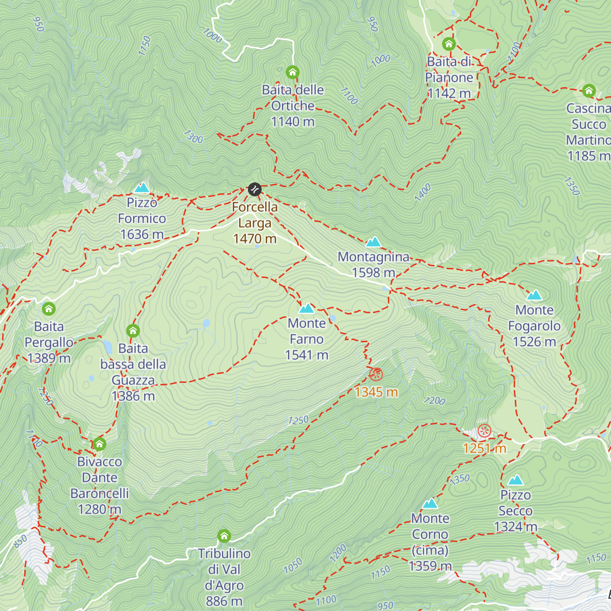 Rifugio Parafulmine map