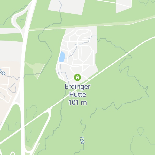 Map of Erdinger Hütte