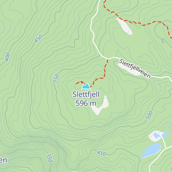 Map of Slettfjell