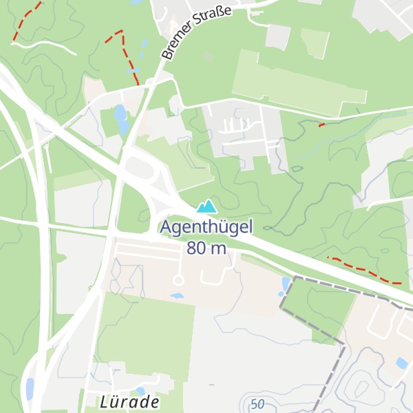 Map of Agenthügel