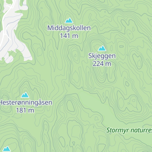 Map of Tømmerås