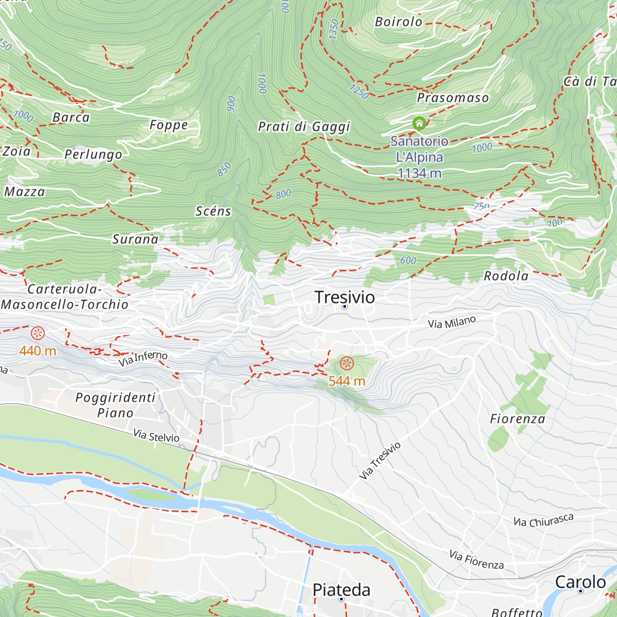 Santa Casa Lauretana map