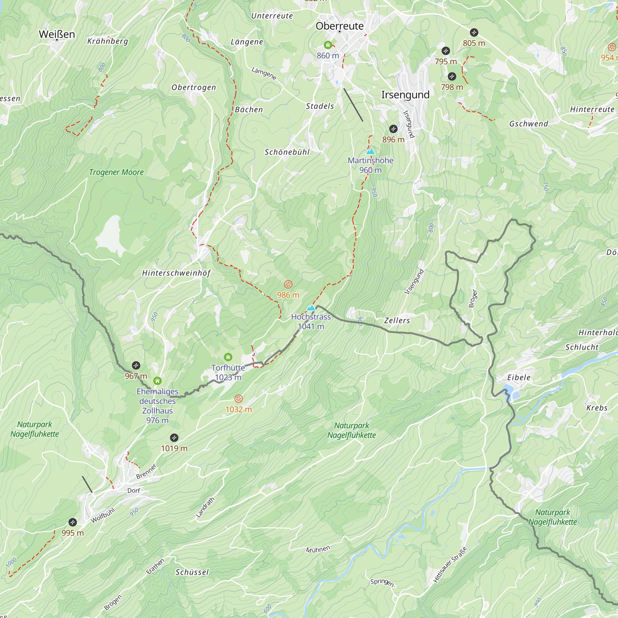 Am ehemaligen Grenzhaus map