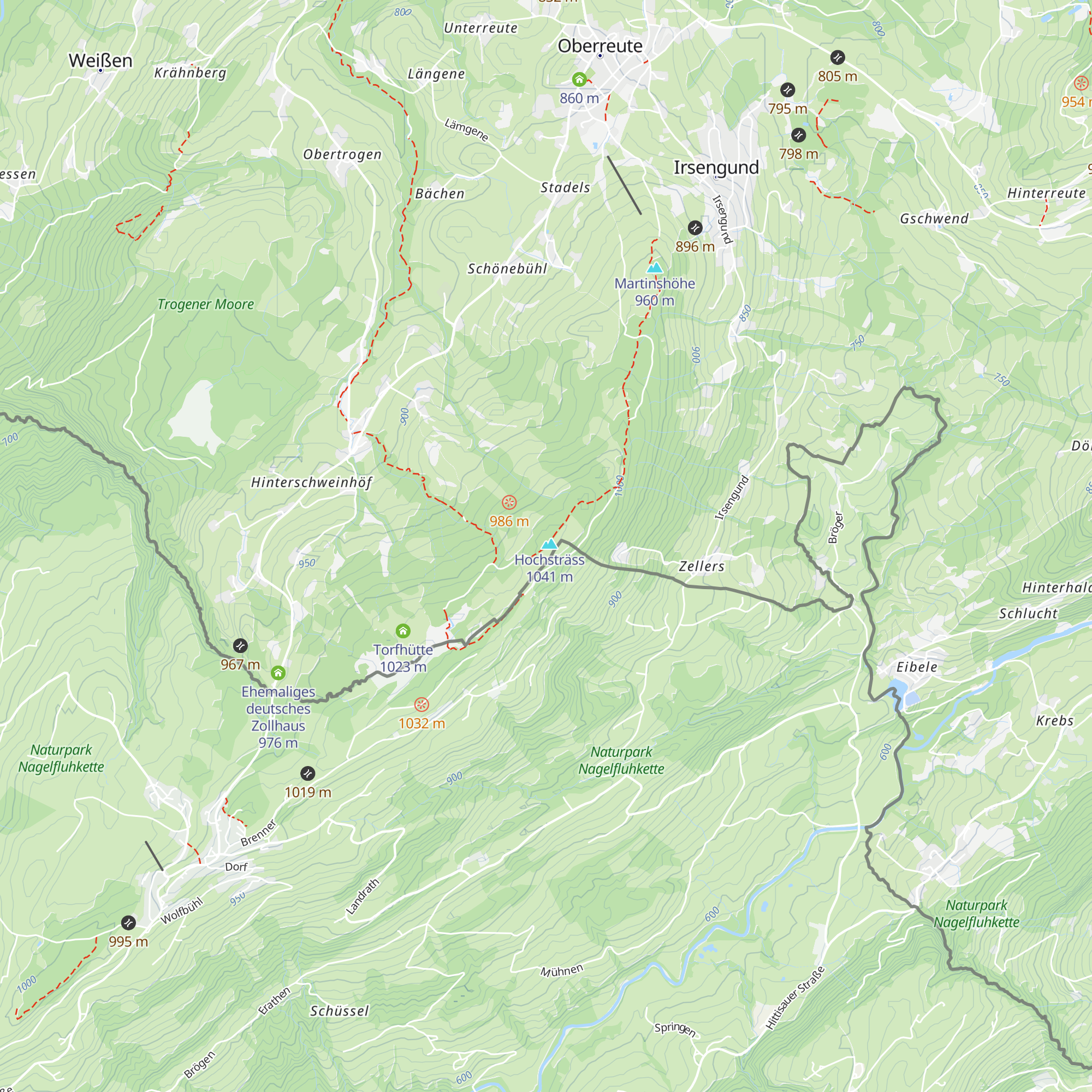 Am ehemaligen Grenzhaus map