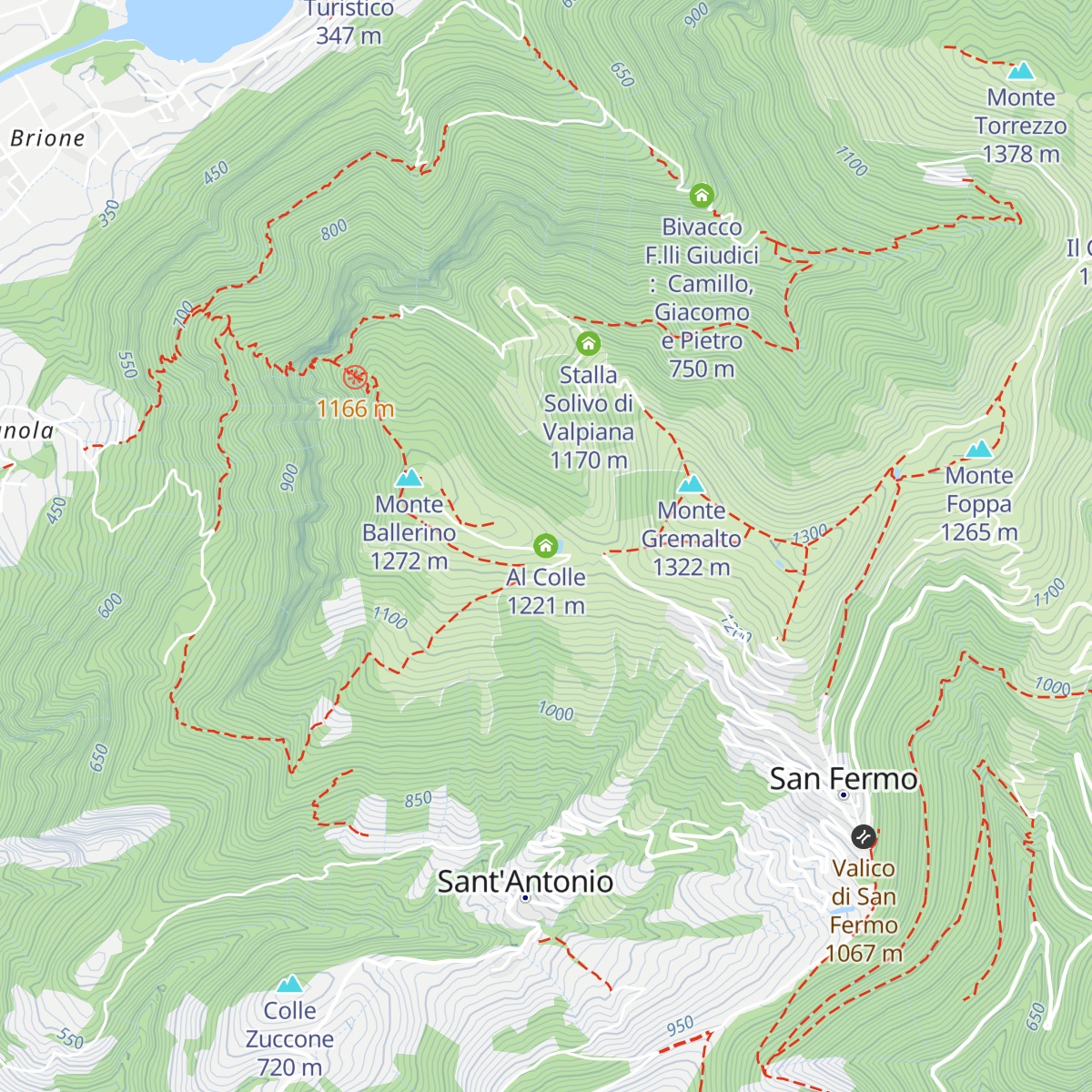 Al Colle map