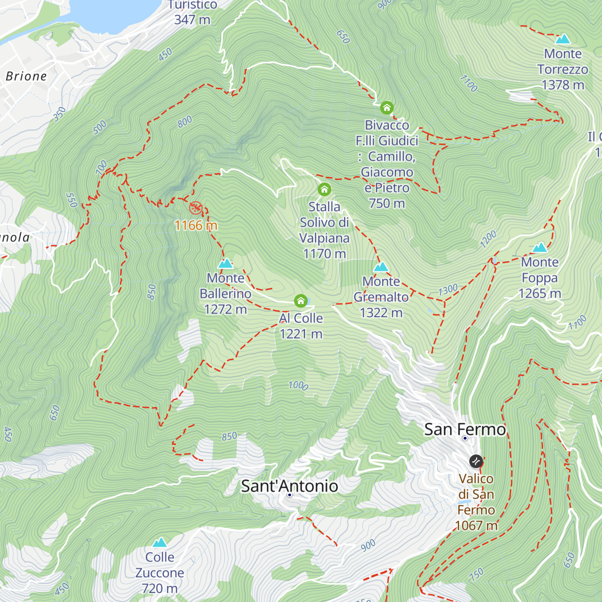 Al Colle map