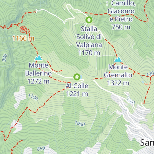 Map of Al Colle
