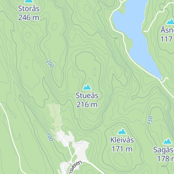 Map of Stueås