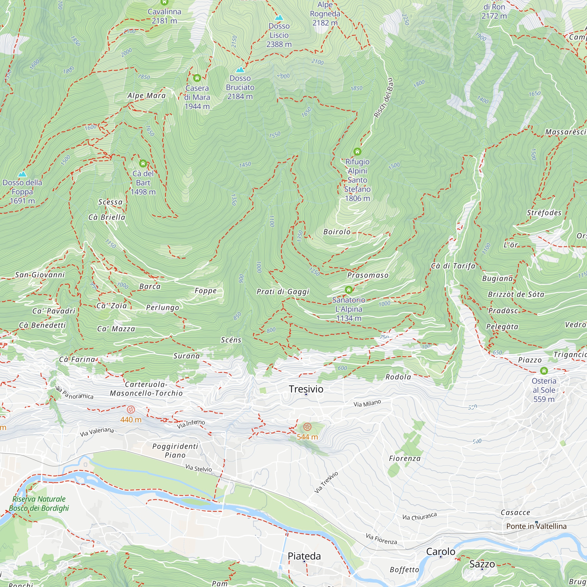 Azienda agricola map