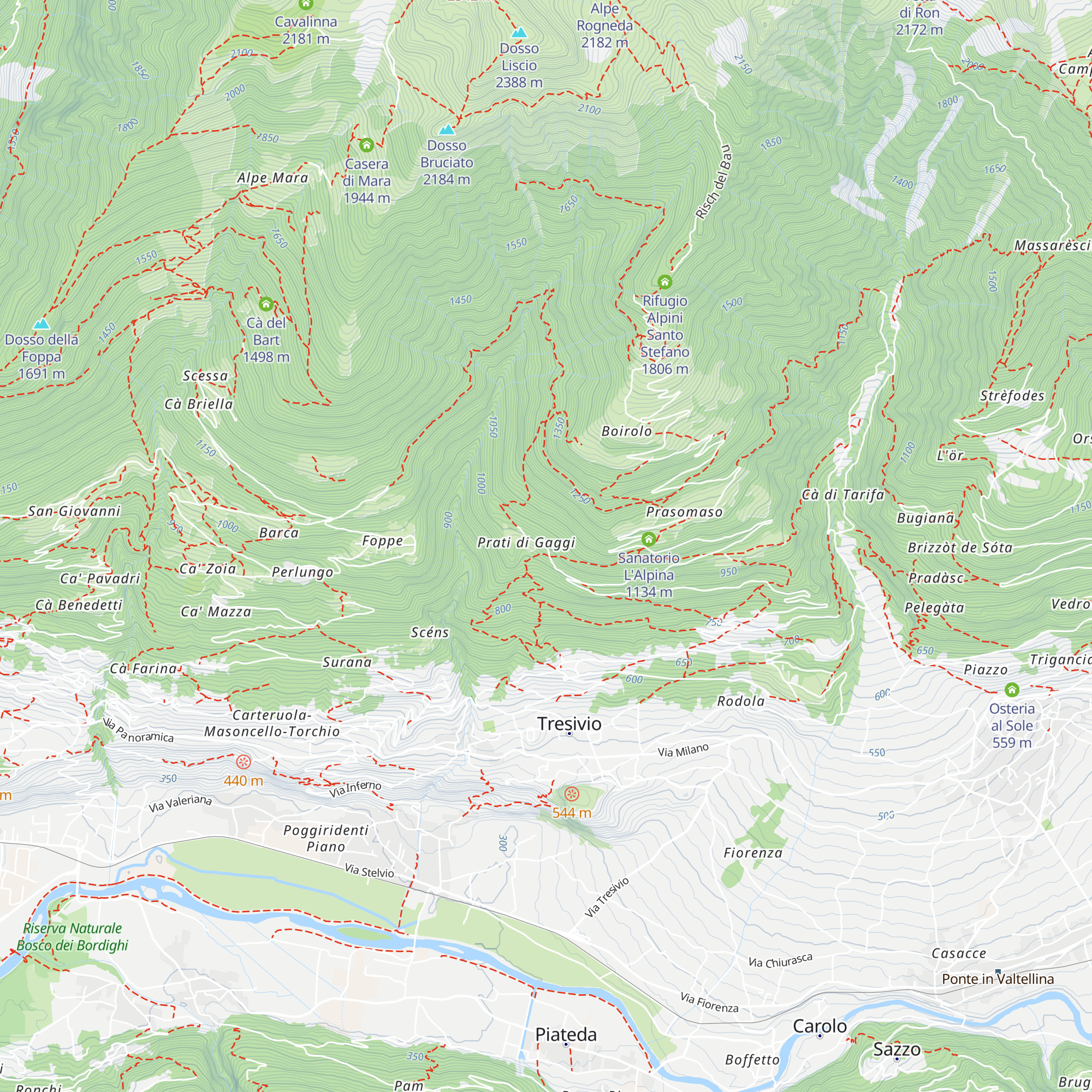 Azienda agricola map