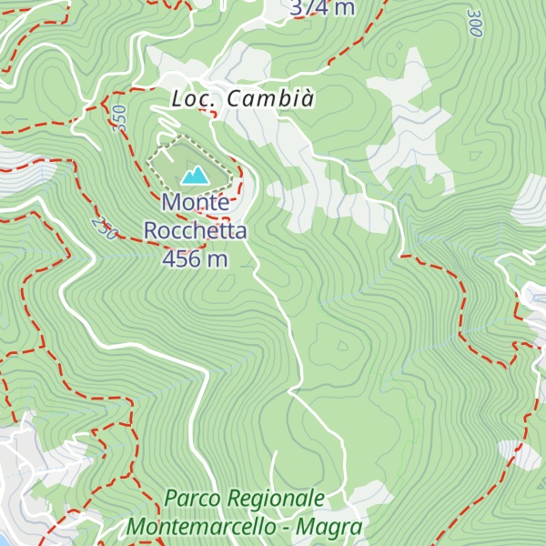 Map of Monte Gruzza