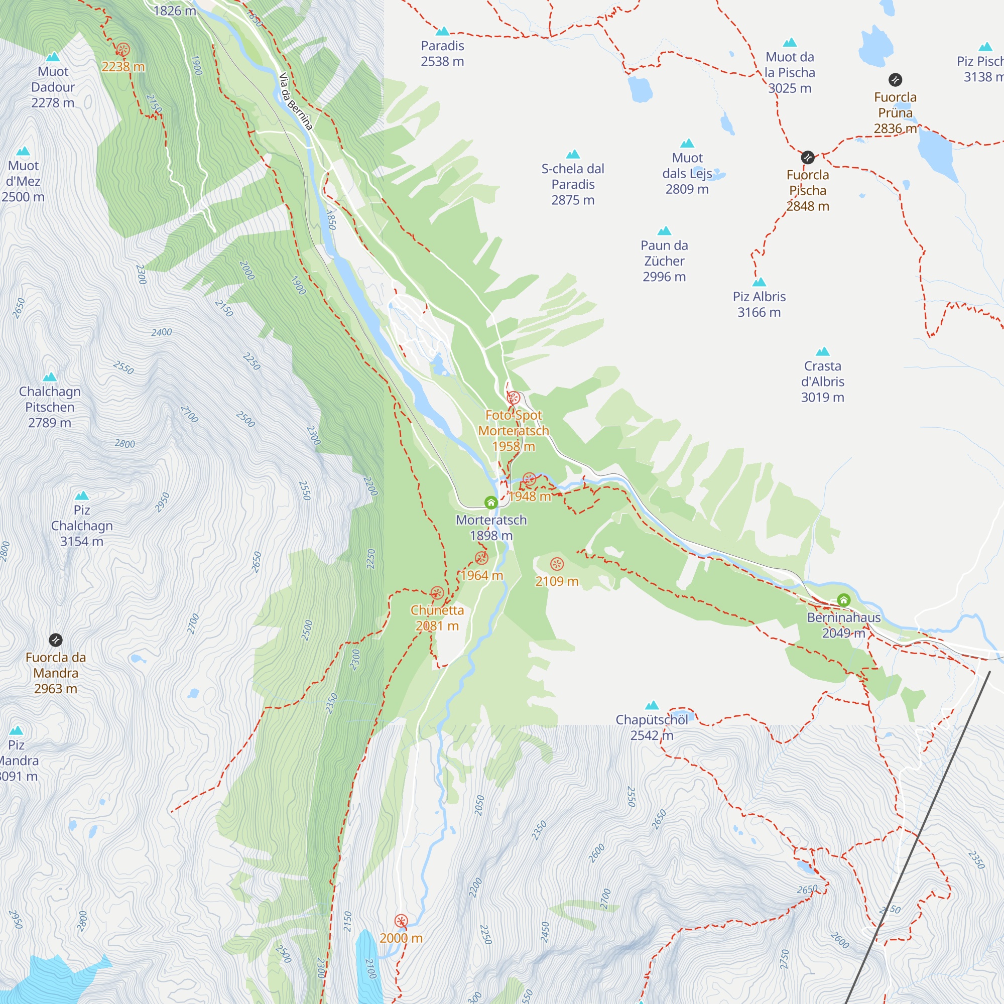 Al Vadret Swiss Lodge map