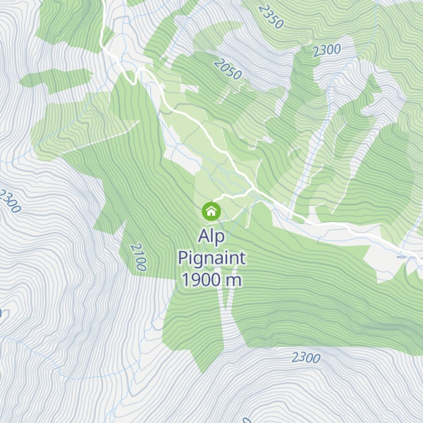 Map of Alp Pignaint