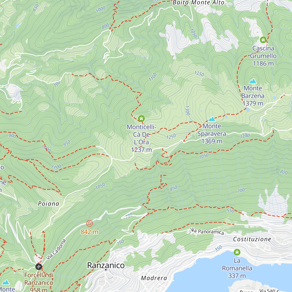 Cascina Rizzani map