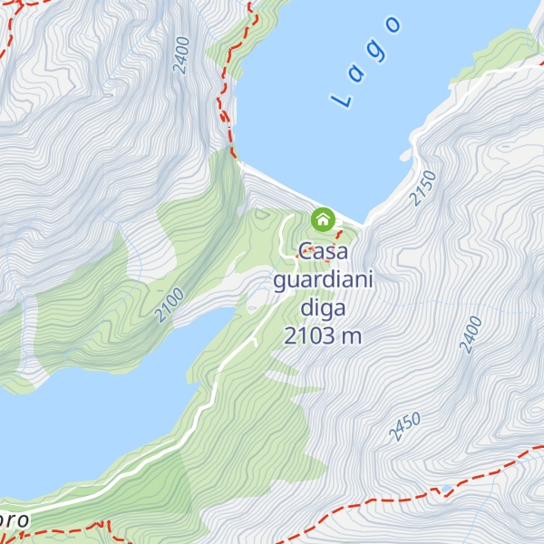 Map of Scarichi di fondo