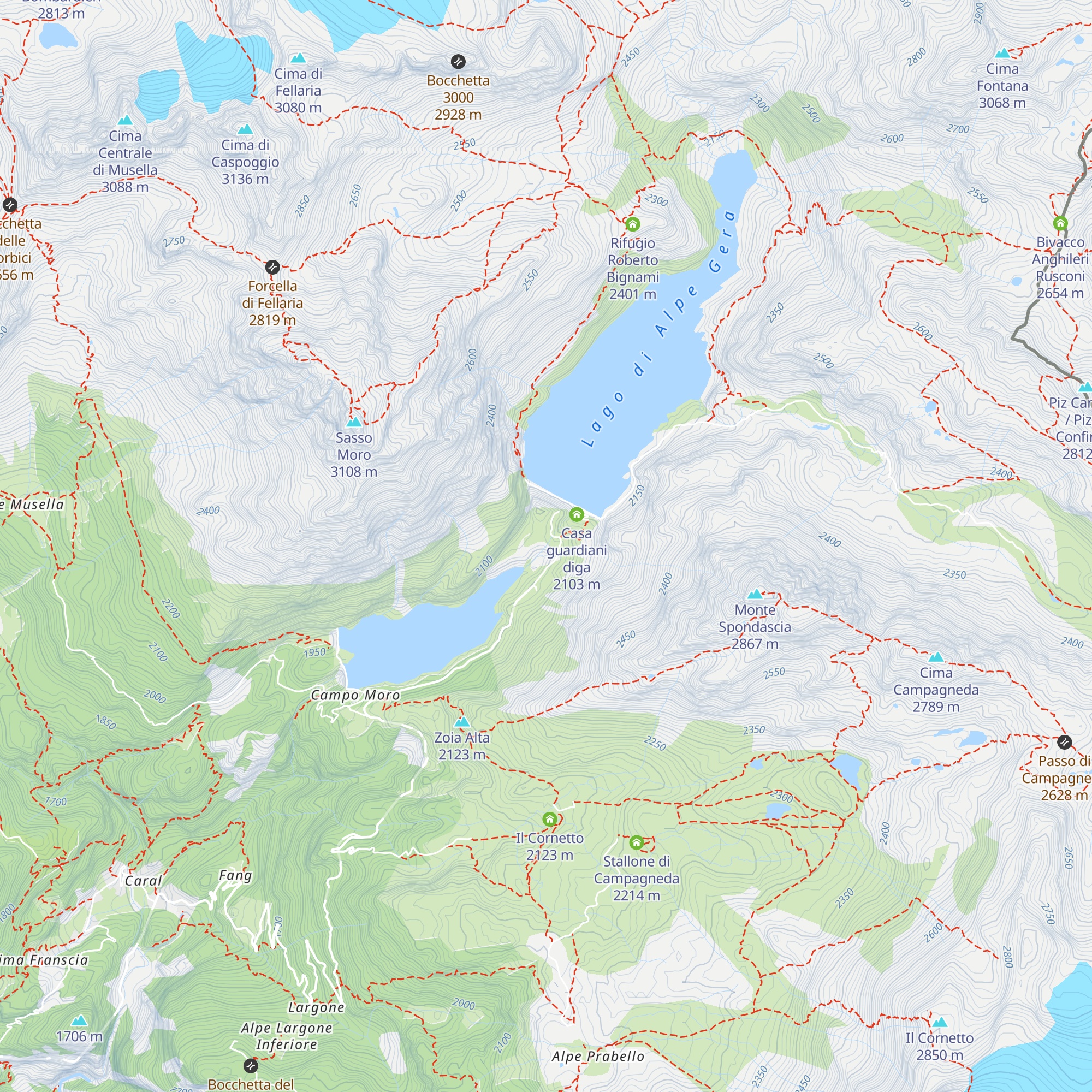 Scarichi di fondo map