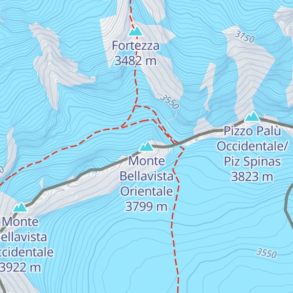Map of Monte Bellavista Orientale