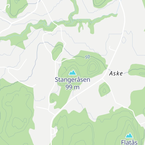 Map of Stangeråsen