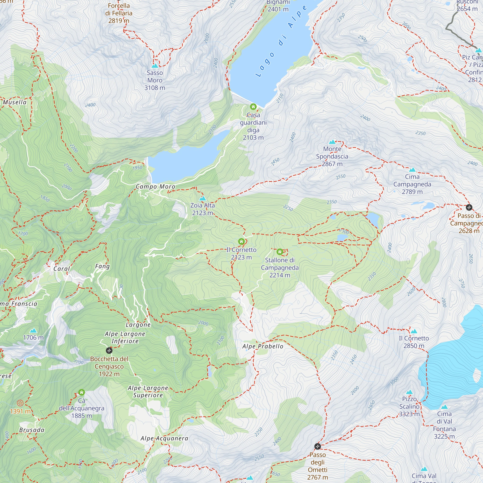 Il Cornetto map