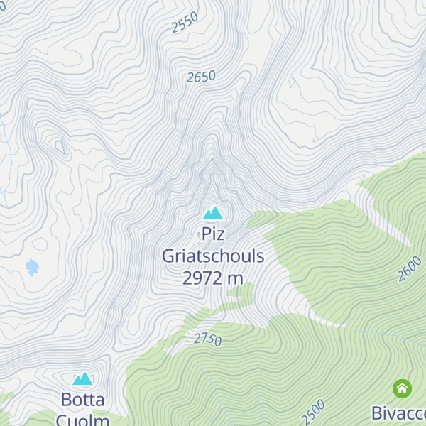 Map of Piz Griatschouls