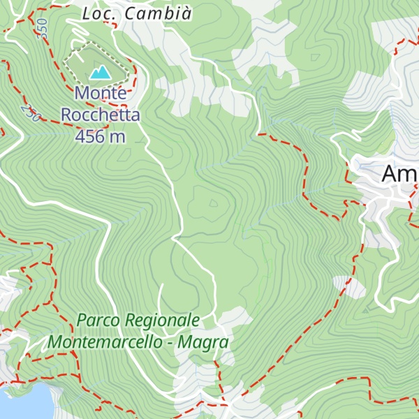 Map of Monte Borela
