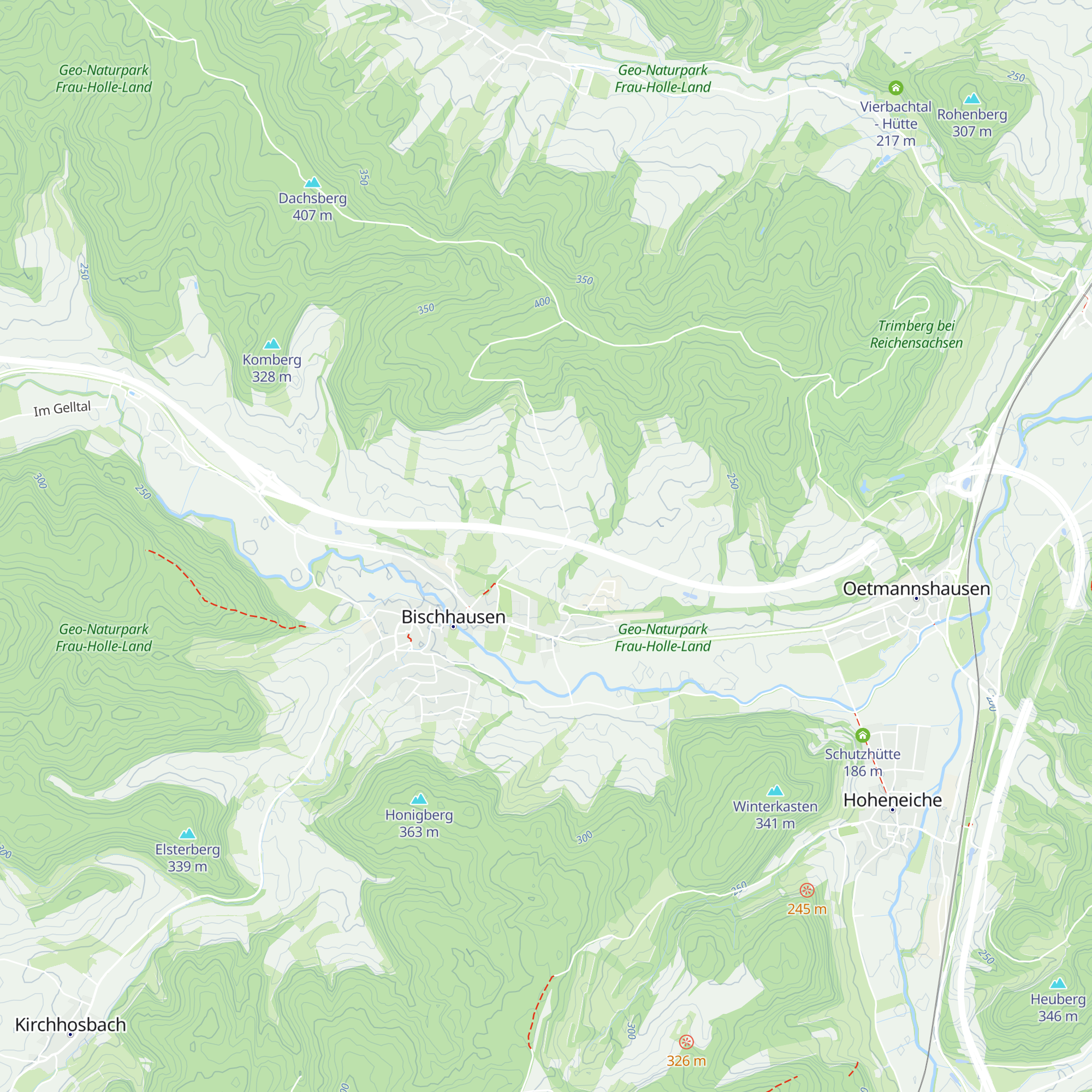 Weinberg-Hütte map