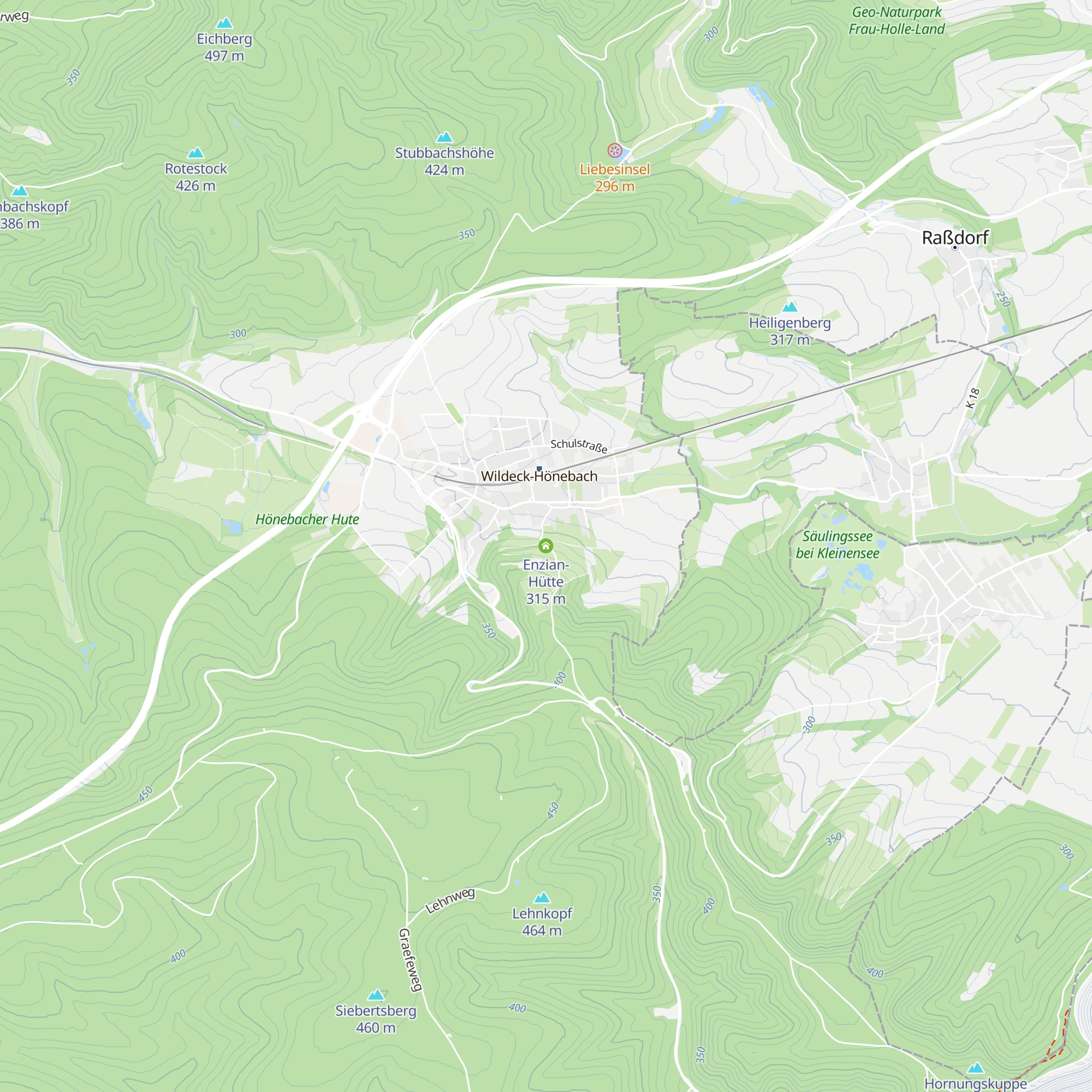 Enzian-Hütte map