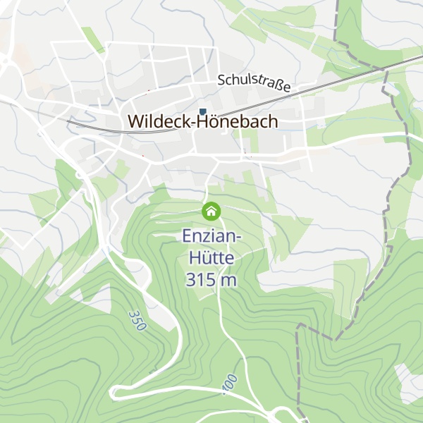 Map of Enzian-Hütte