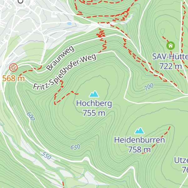 Map of Hochberg