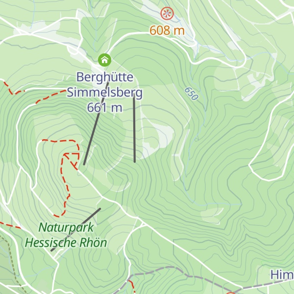 Map of Frankfurter Hütte