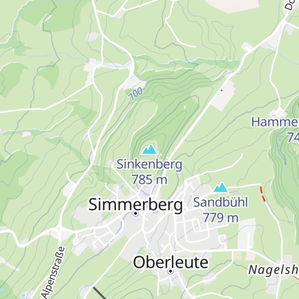 Map of Sinkenberg