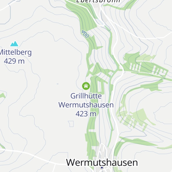 Map of Grillhütte Wermutshausen