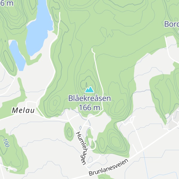 Map of Blåekreåsen