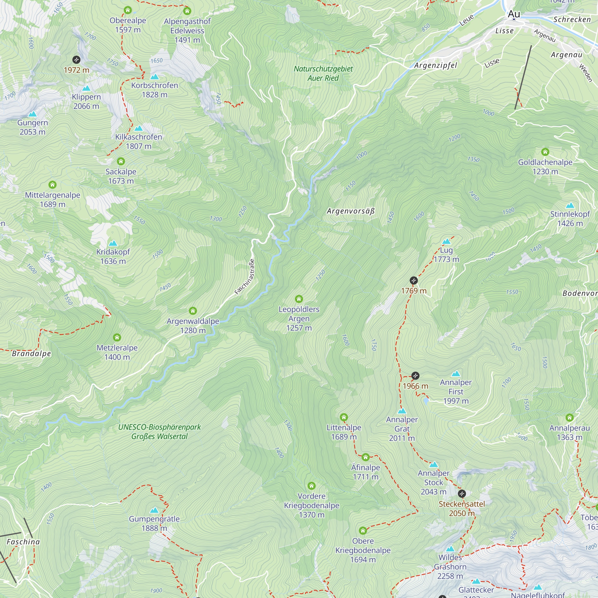 Leopöldlers Argen map