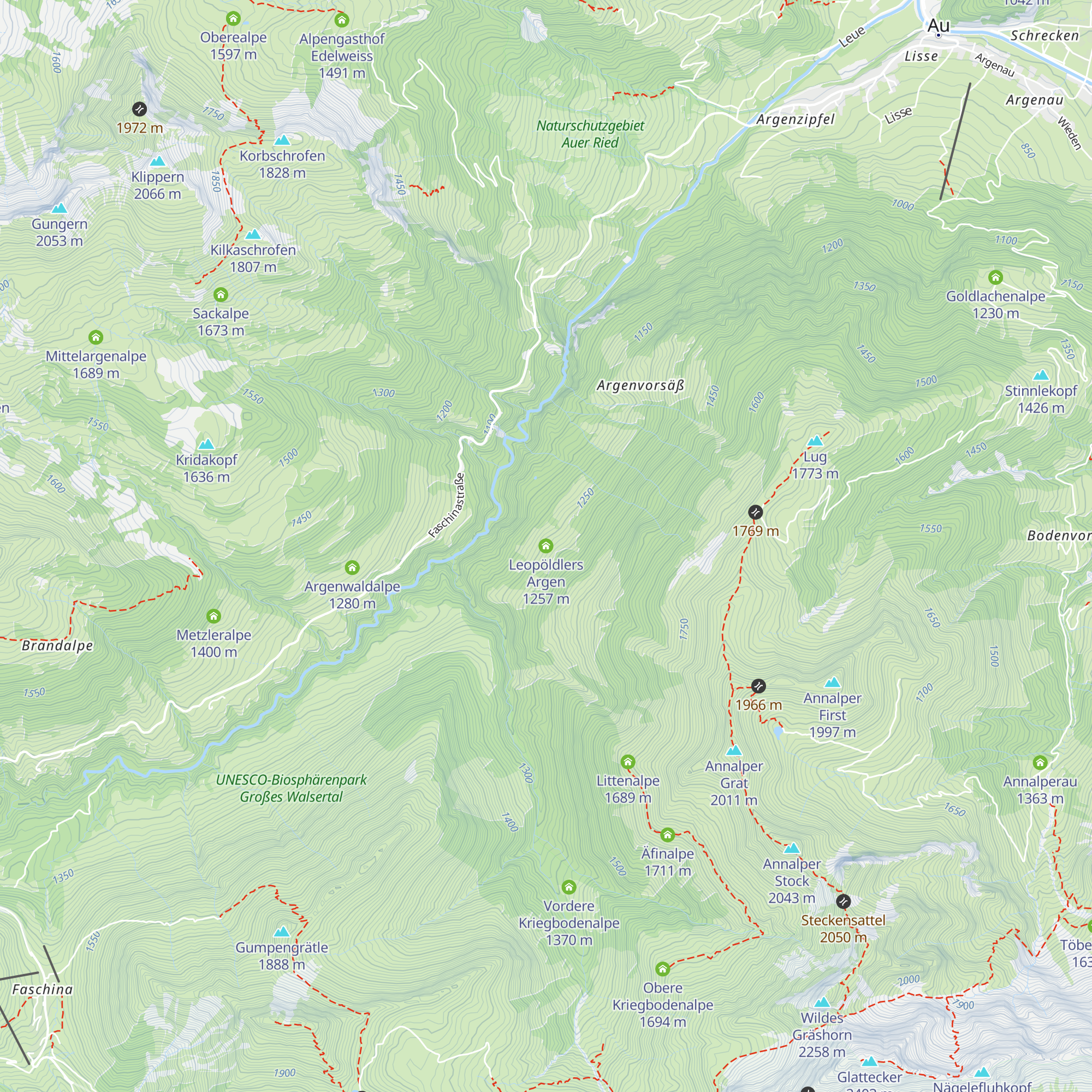 Leopöldlers Argen map