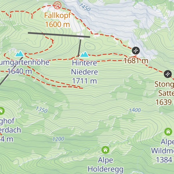 Map of Hintere Niederealpe