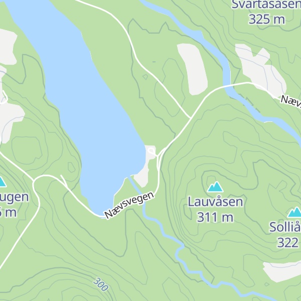 Map of Ellingsvatnet