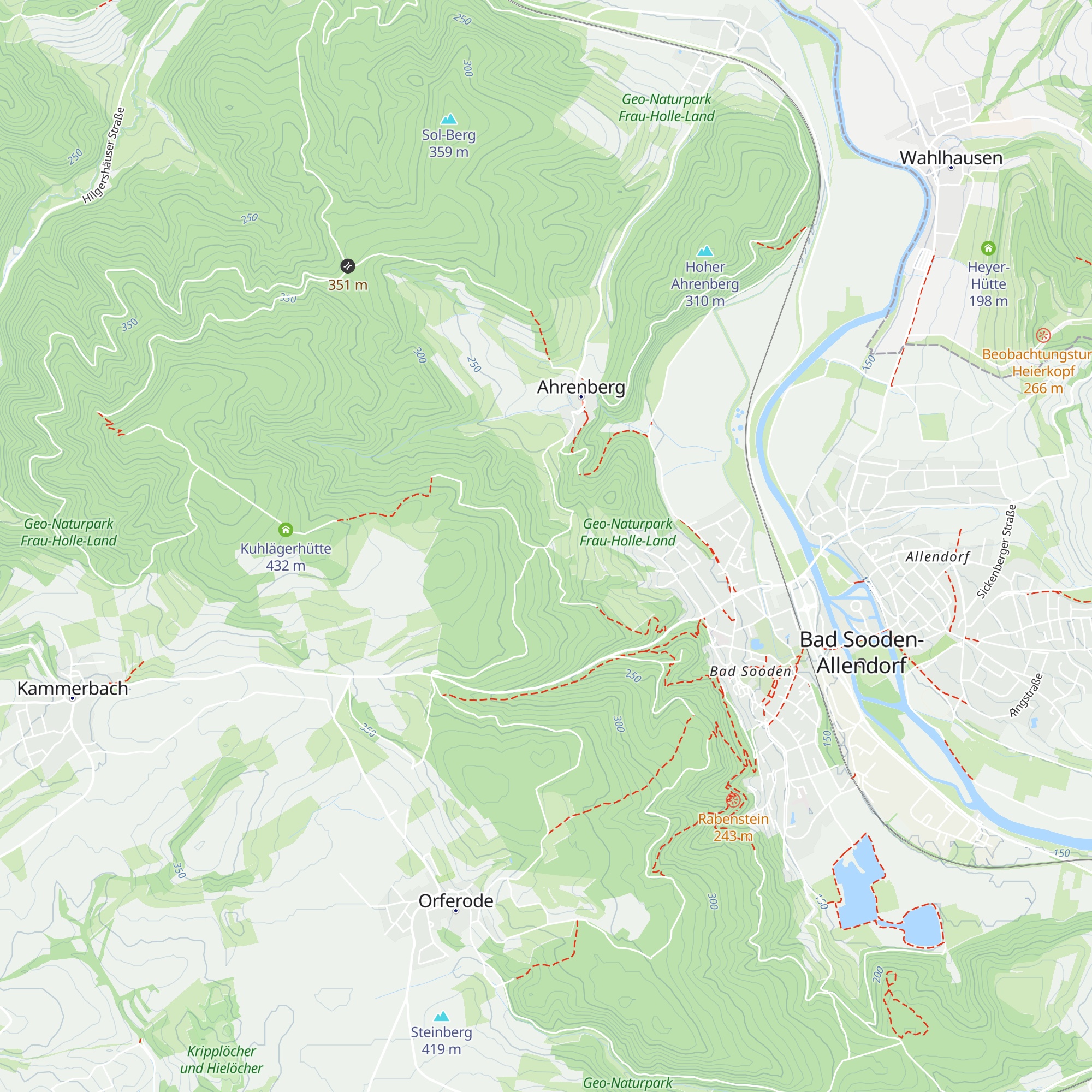 Schutzhütte Zielecke map