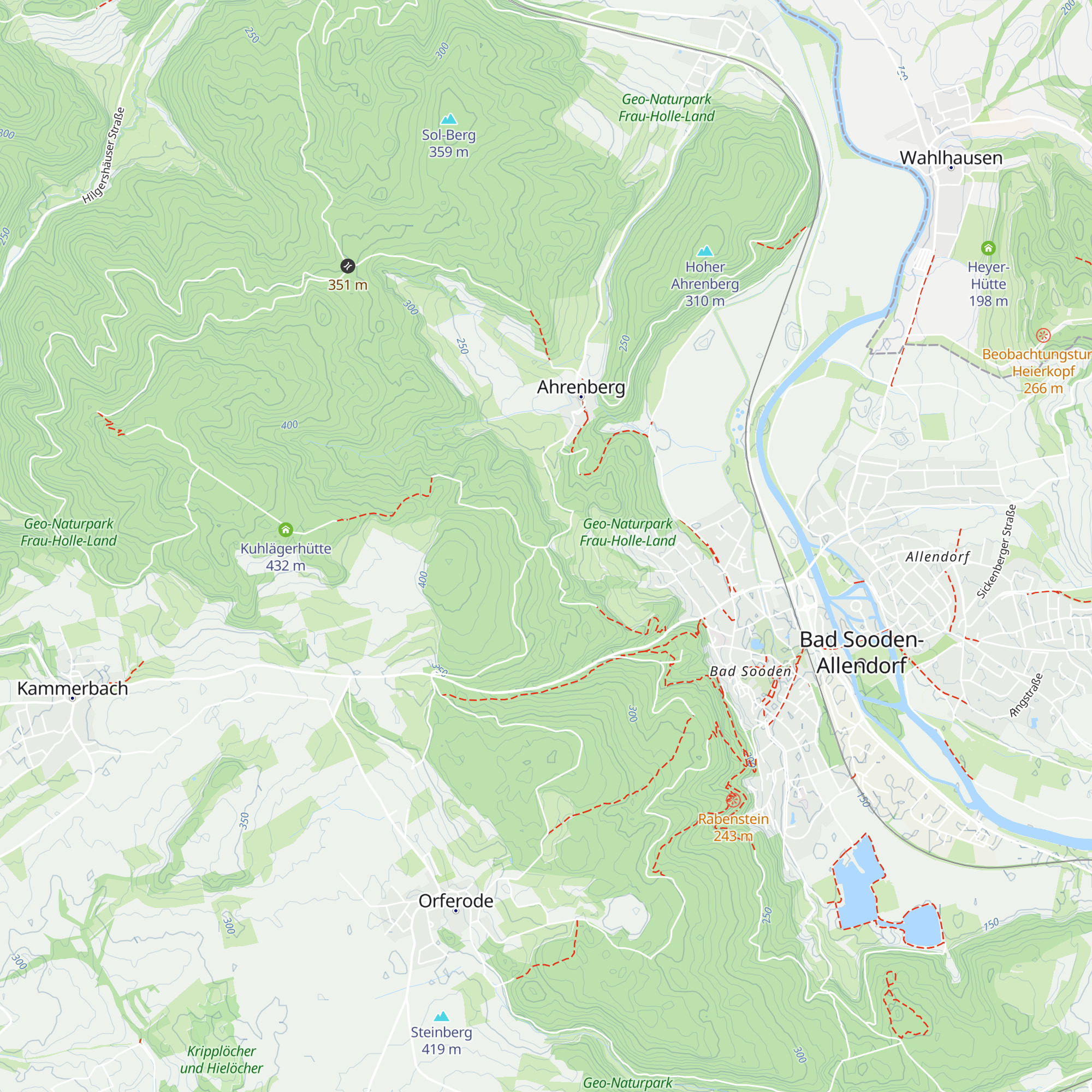 Schutzhütte Zielecke map