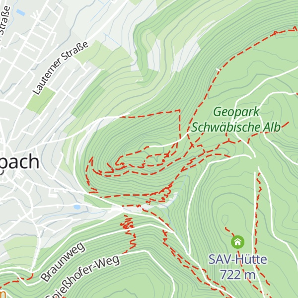 Map of Waldschenke Rosenstein
