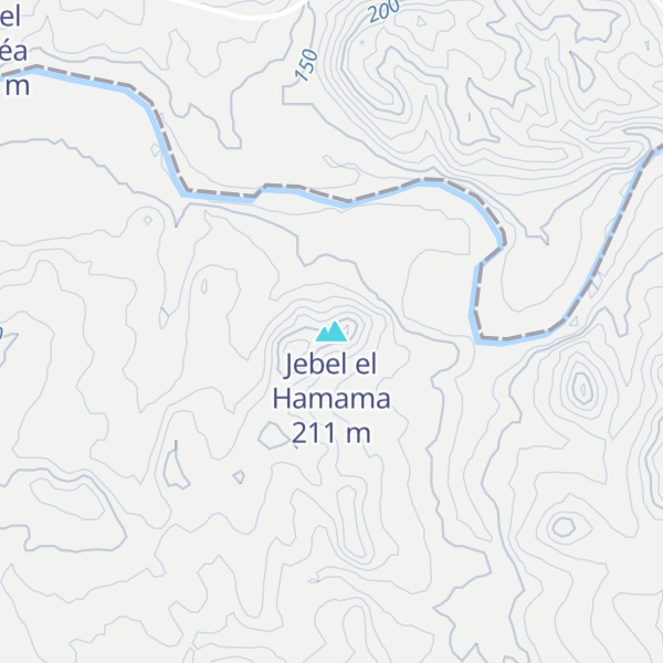 Map of Jebel el Hamama