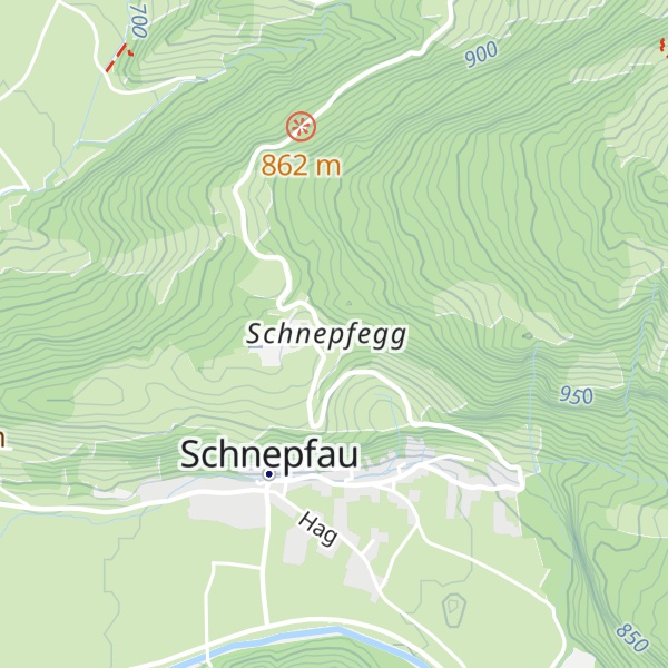 Map of Berghaus Kanisfluh