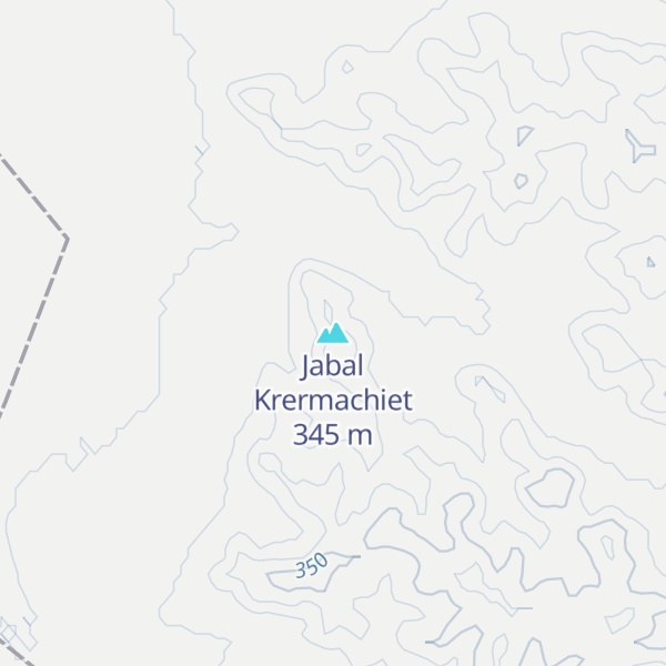 Map of Jabal Krermachiet