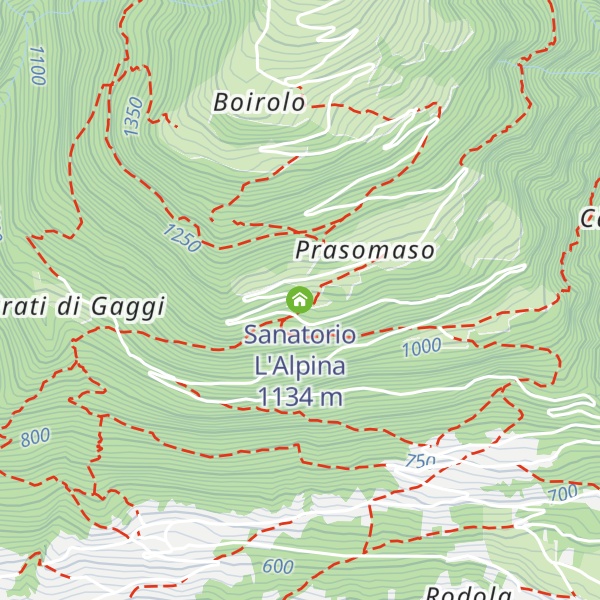 Map of Sanatorio L'Alpina