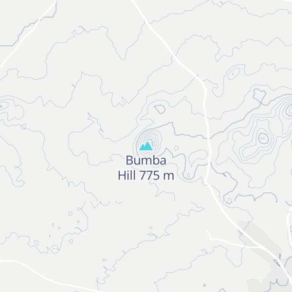 Map of Bumba Hill
