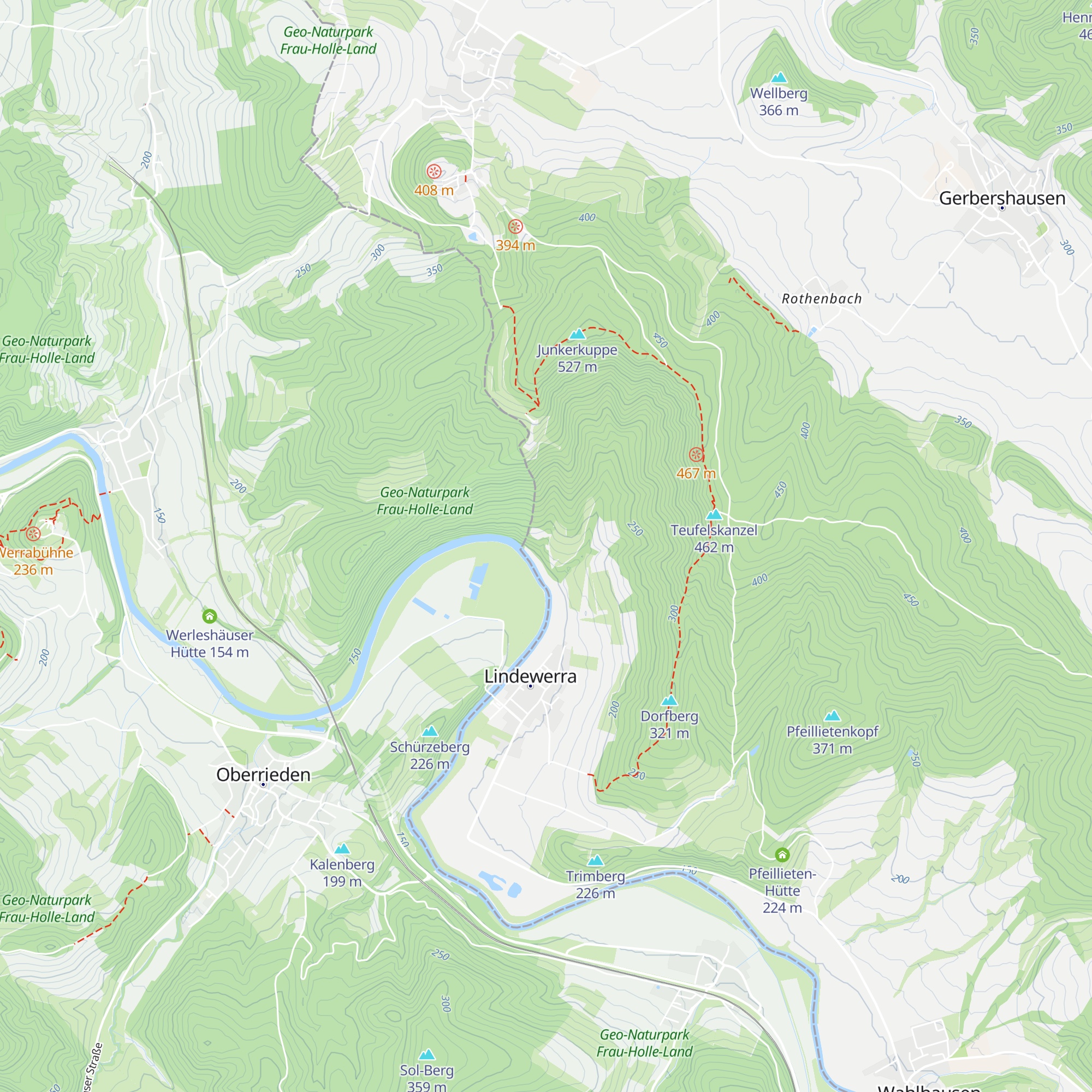 Hanseberghütte map