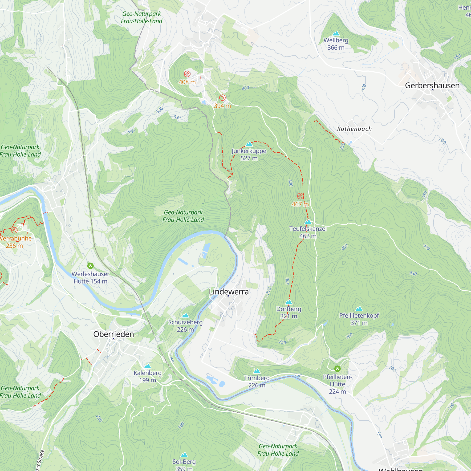 Hanseberghütte map