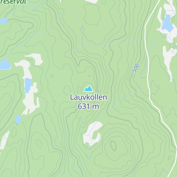 Map of Lauvkollen